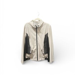 Stylish Women's off white and Black Ski plus size Jacket Sz:3